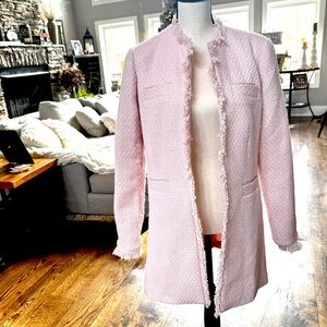 VENUS Light Pink Tweed Blazer
